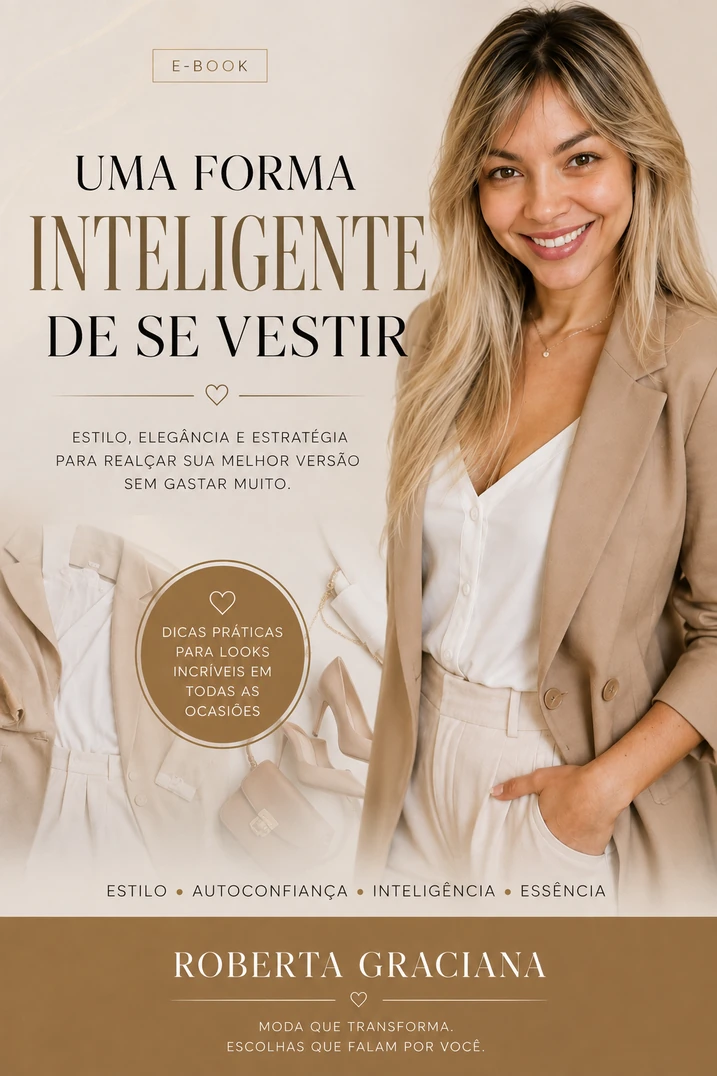 Capa do e-book Uma Forma Inteligente de Se Vestir, de Roberta Graciana